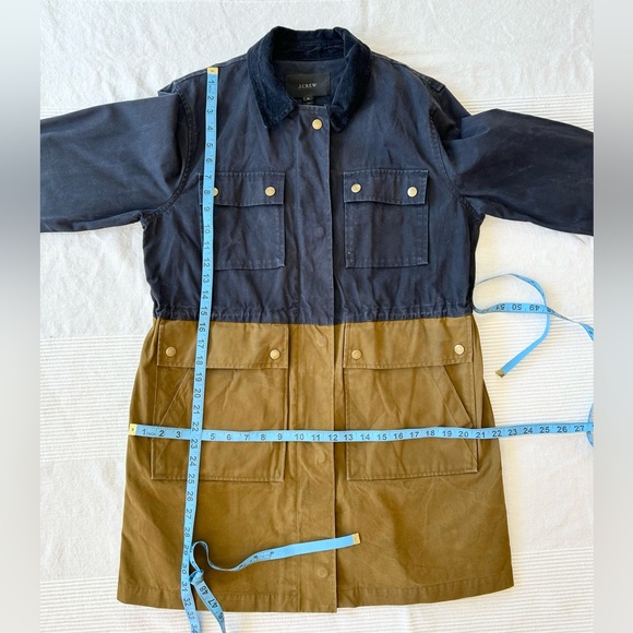 J. Crew Long Colorblock Field Jacket - Picture 13 of 14